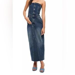 Lioness Vista Denim Dress (NWT)